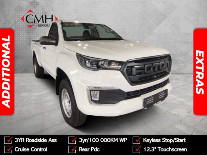 2024 Foton Tunland G7 2.0T Single Cab 4x2 Hi-Rider Manual